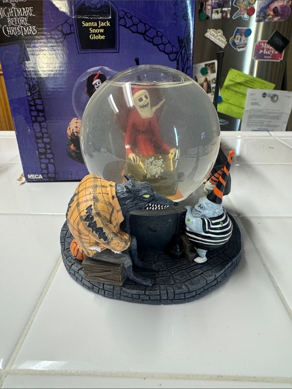 The Nightmare Before Christmas Santa Jack Snow Globe - Multicolor